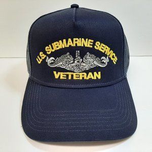 US Navy Submarine Service Veteran Hat Embroidered